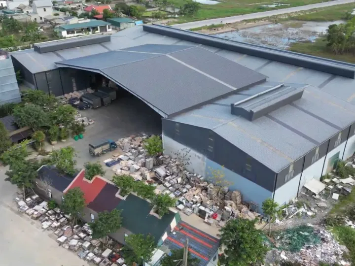 Cho thuê xưởng sản xuất 4.700m² – Thị trấn Tân Phong, Thanh Hóa